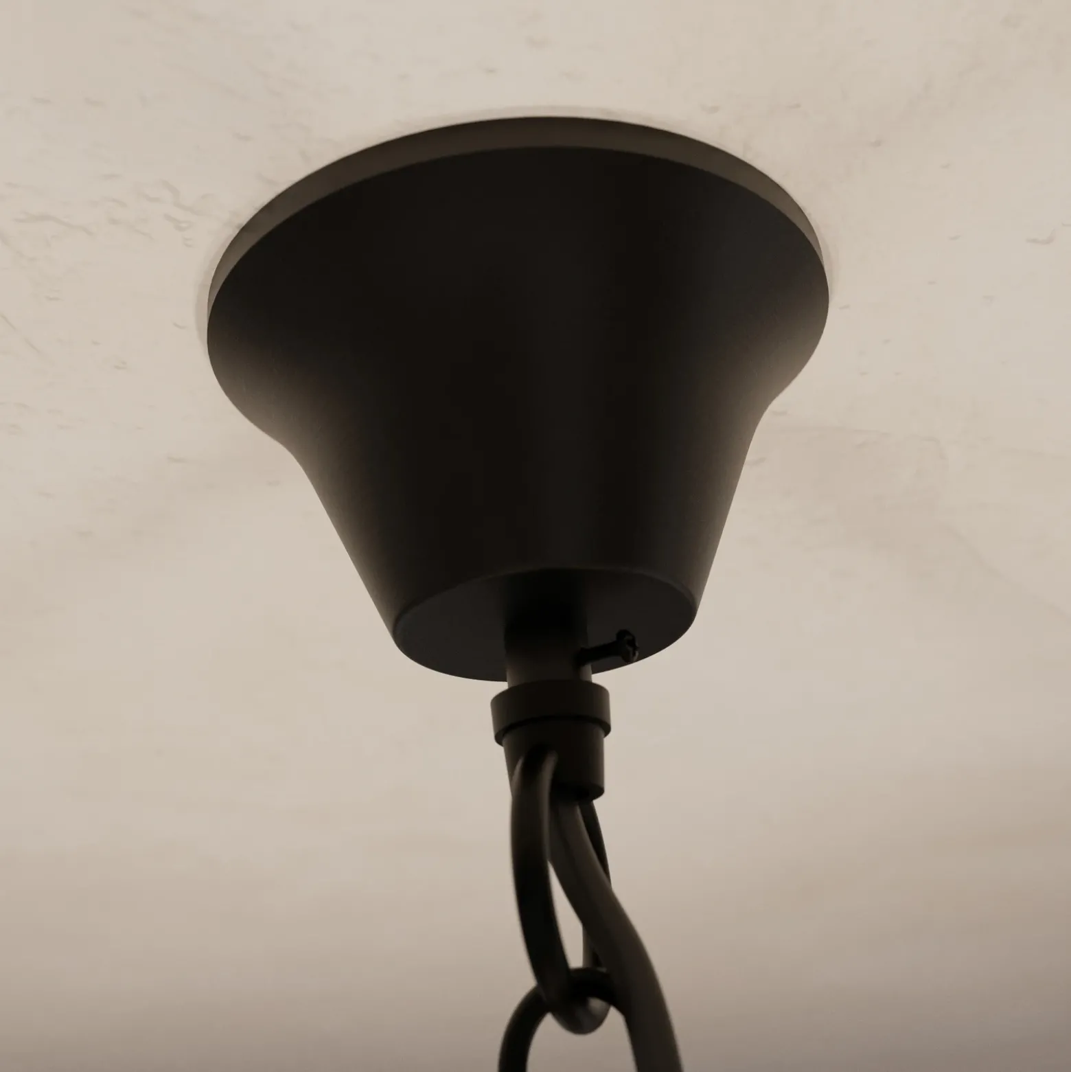 Lindby Scaleria lámpara de araña, 8 luces, marrón