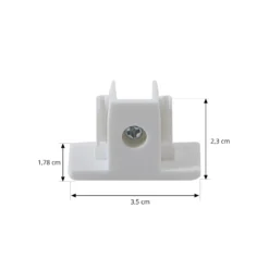 Lindby sistema de riel monofásico Linaro, GU10, 14 luces, blanco