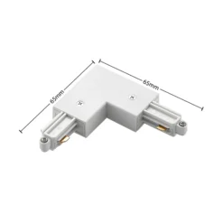 Lindby sistema de riel monofásico Linaro, GU10, 14 luces, blanco