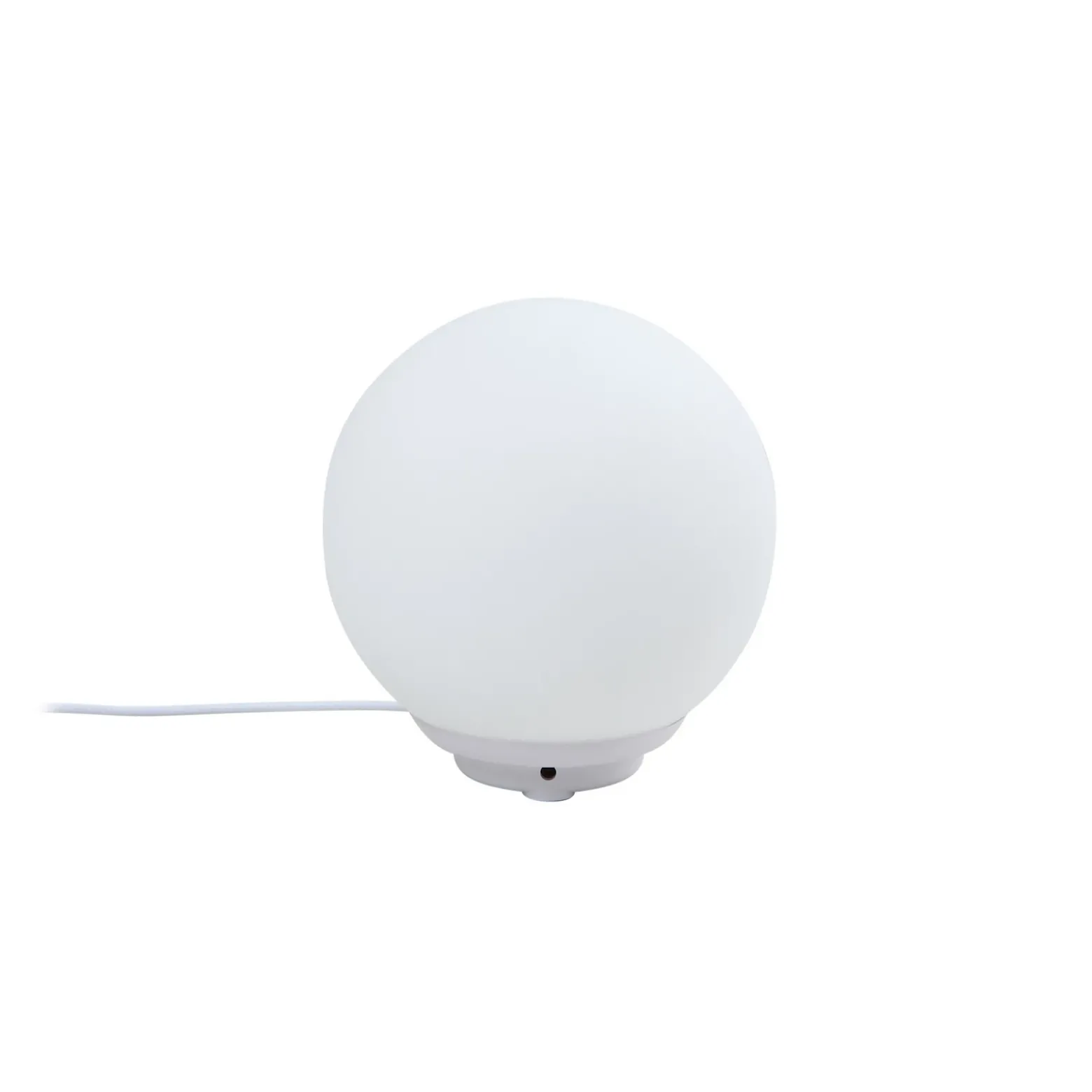 Lindby Smart lámpara de mesa LED Cosmia, blanco, cristal, Tuya