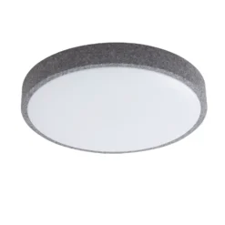 Lindby Smart lámpara LED de techo Elmor Ø 39 cm gris RGB CCT