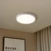 Lindby Smart plafón LED Deika, Ø 40 cm, blanco, Tuya