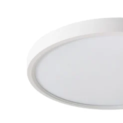 Lindby Smart plafón LED Deika, Ø 40 cm, blanco, Tuya