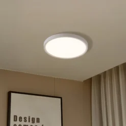 Lindby Smart plafón LED Deika, Ø 30 cm, blanco, Tuya