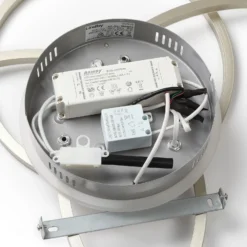 Lindby Smart Plafón LED Tula, control remoto, Tuya CCT