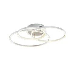 Lindby Smart Plafón LED Tula, control remoto, Tuya CCT