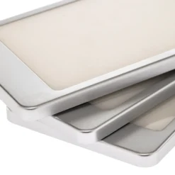 Lindby Svela lámpara LED bajo mueble, 3 ud, plata