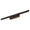 Lindby tira LED 48V Lumaro, negro,6 puntos,2,4cm,atenuable
