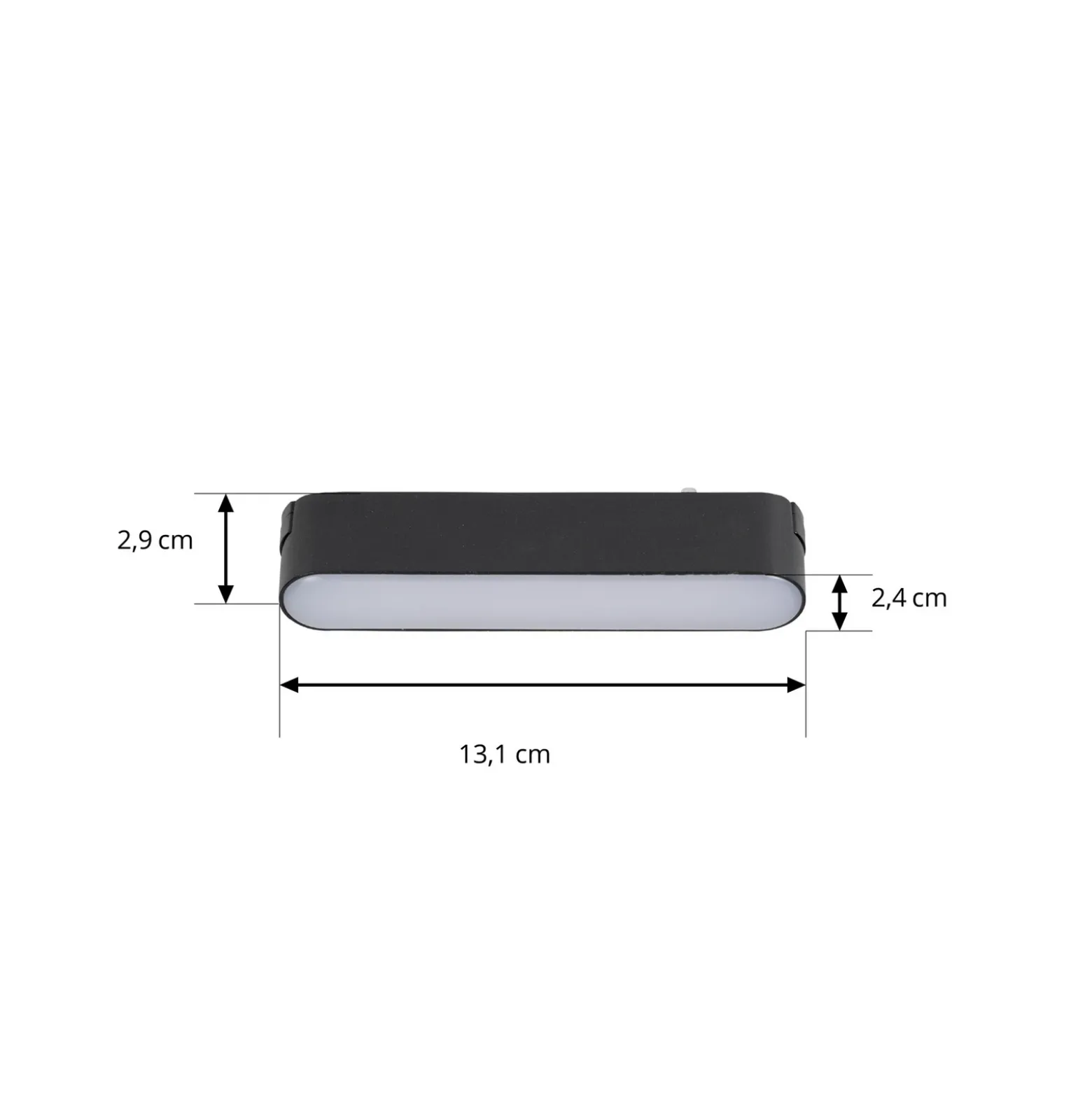 Lindby tira LED 48 V Lumaro, negro,5W,plástico,atenuable