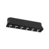 Lindby tira LED 48 V Lumaro,negro,6 puntos,2,5cm,atenuable