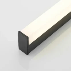 Lindby Ulisan aplique LED de baño, angular 58,8 cm