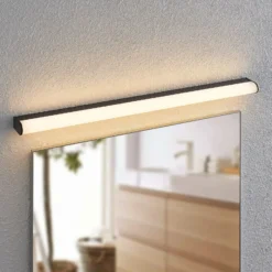 Lindby Ulisan aplique LED de baño, redondo 88,8 cm