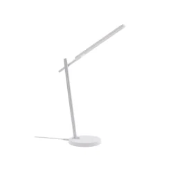 Lindby Valtorin Lámpara de mesa LED, blanca