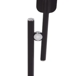 Lindby Valtorin Lámpara de mesa LED, negra
