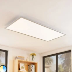 Lindby Zento panel LED, CCT, mando, atenuable