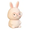 Linterna LED recargable Josie, rosa, altura 16 cm, silicona