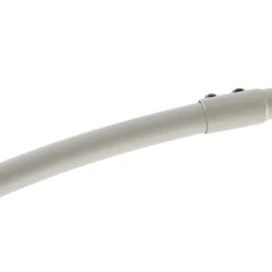 Lámpara arqueada Lindby Valdorin, beige, papel, 195 cm, IP20