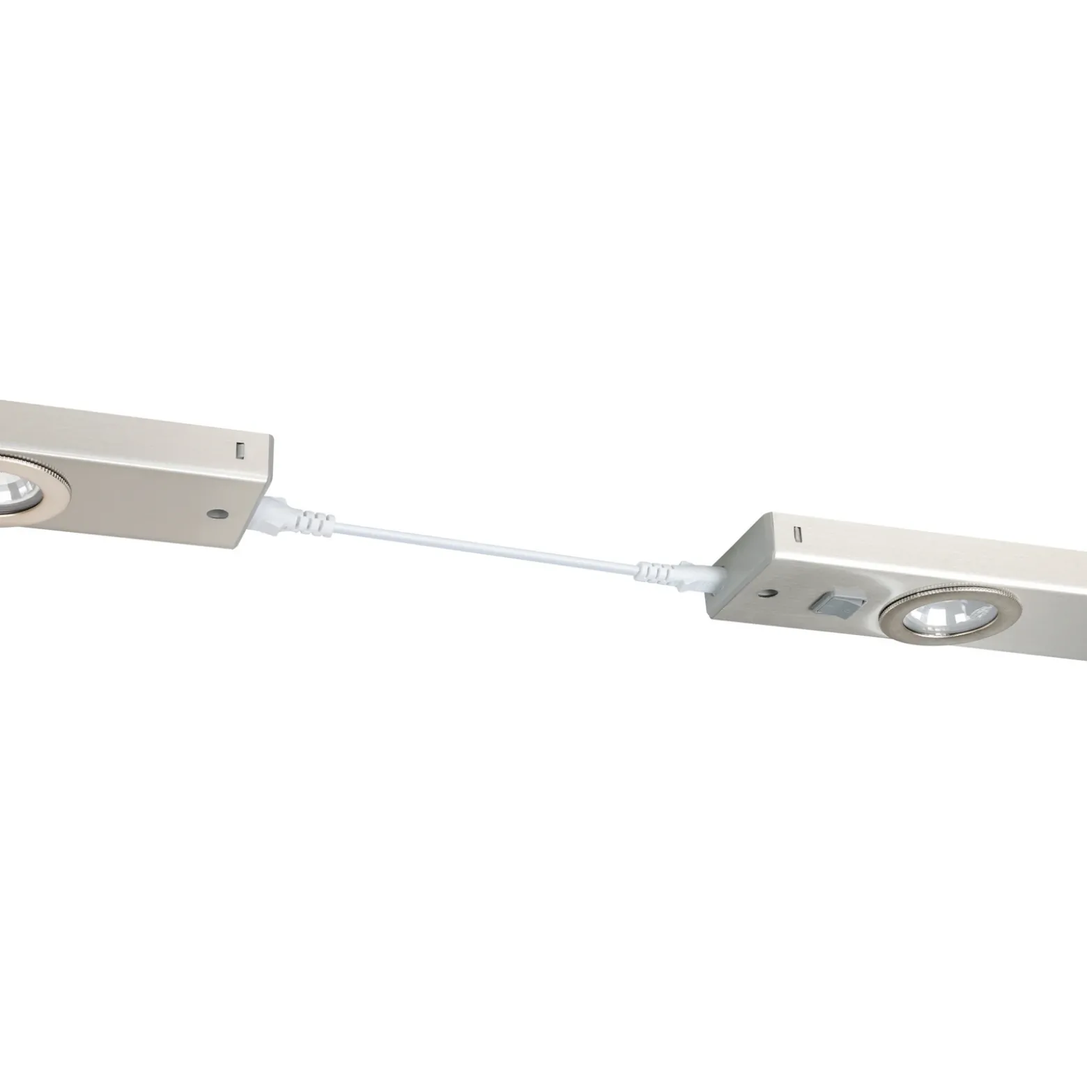 Lámpara bajo mueble Kob LED, níquel mate