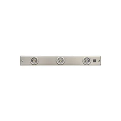 Lámpara bajo mueble Kob LED, níquel mate