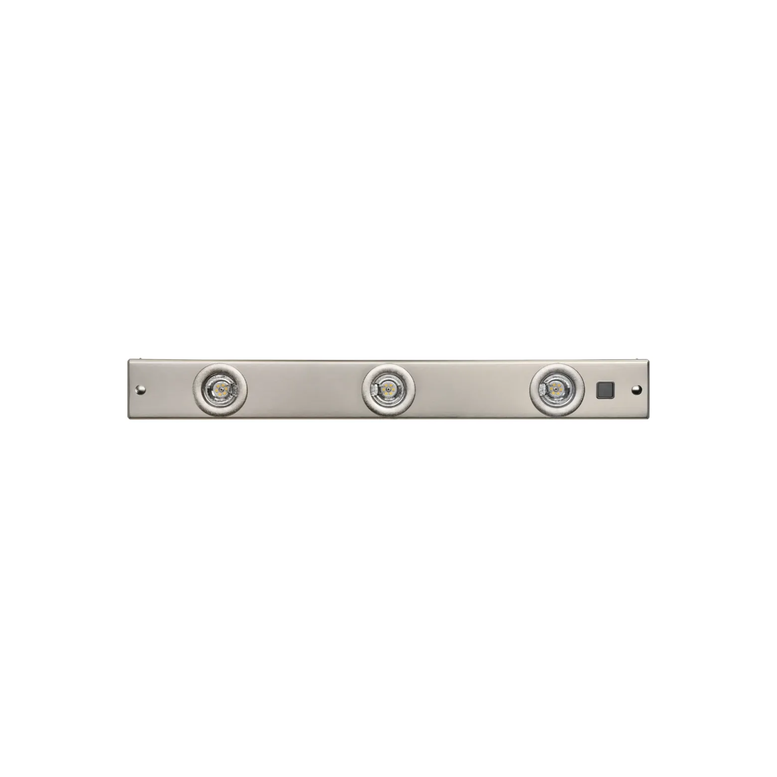 Lámpara bajo mueble Kob LED, níquel mate
