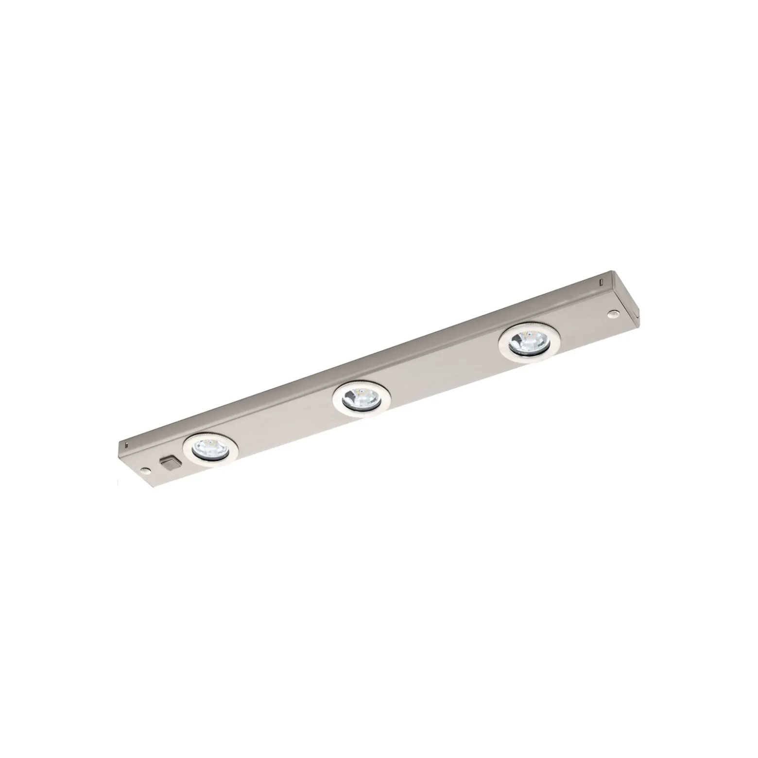 Lámpara bajo mueble Kob LED, níquel mate