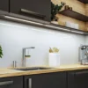 Lámpara bajo mueble Paulmann Inline, ampliación 2x, cromada, 55 cm, CCT