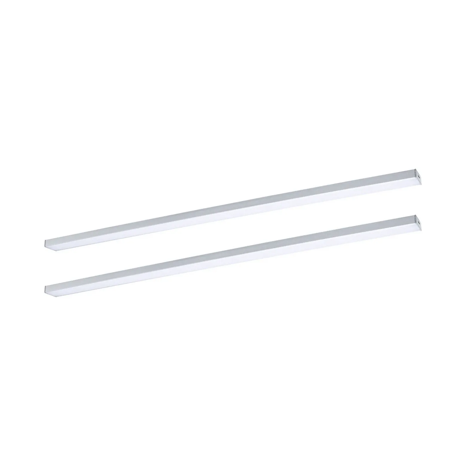 Lámpara bajo mueble Paulmann Inline, ampliación 2x, cromada, 55 cm, CCT