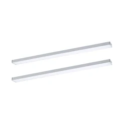 Lámpara bajo mueble Paulmann Inline, ampliación 2x, cromada, 35 cm, CCT