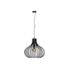 Lámpara colgante Aglio, Ø 48 cm, negra, metal