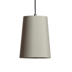Lámpara colgante Amilia de Lindby, de tela, con 3 luces, roja/gris/negra