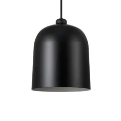 Lámpara colgante Angle E27, negro