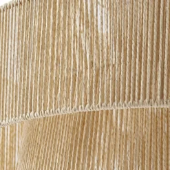 Lámpara colgante Anuva de Lindby, natural, papel, Ø 45 cm