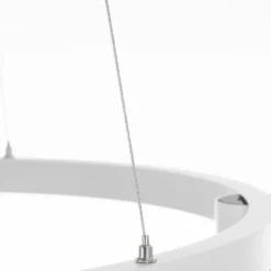Lámpara colgante Arcchio Brinja, blanca, Ø 64 cm, 4 luces, GU10