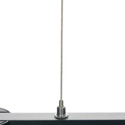 Lámpara colgante Arcchio Brinja, negro, 120 cm, 4 luces, GU10