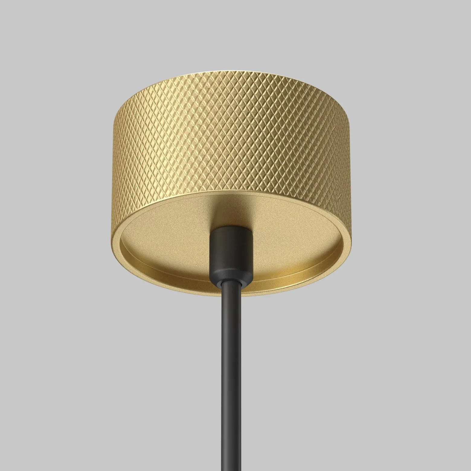 Lámpara colgante ARTISAN, dorado mate, Ø 5,4 cm, metal, GU10