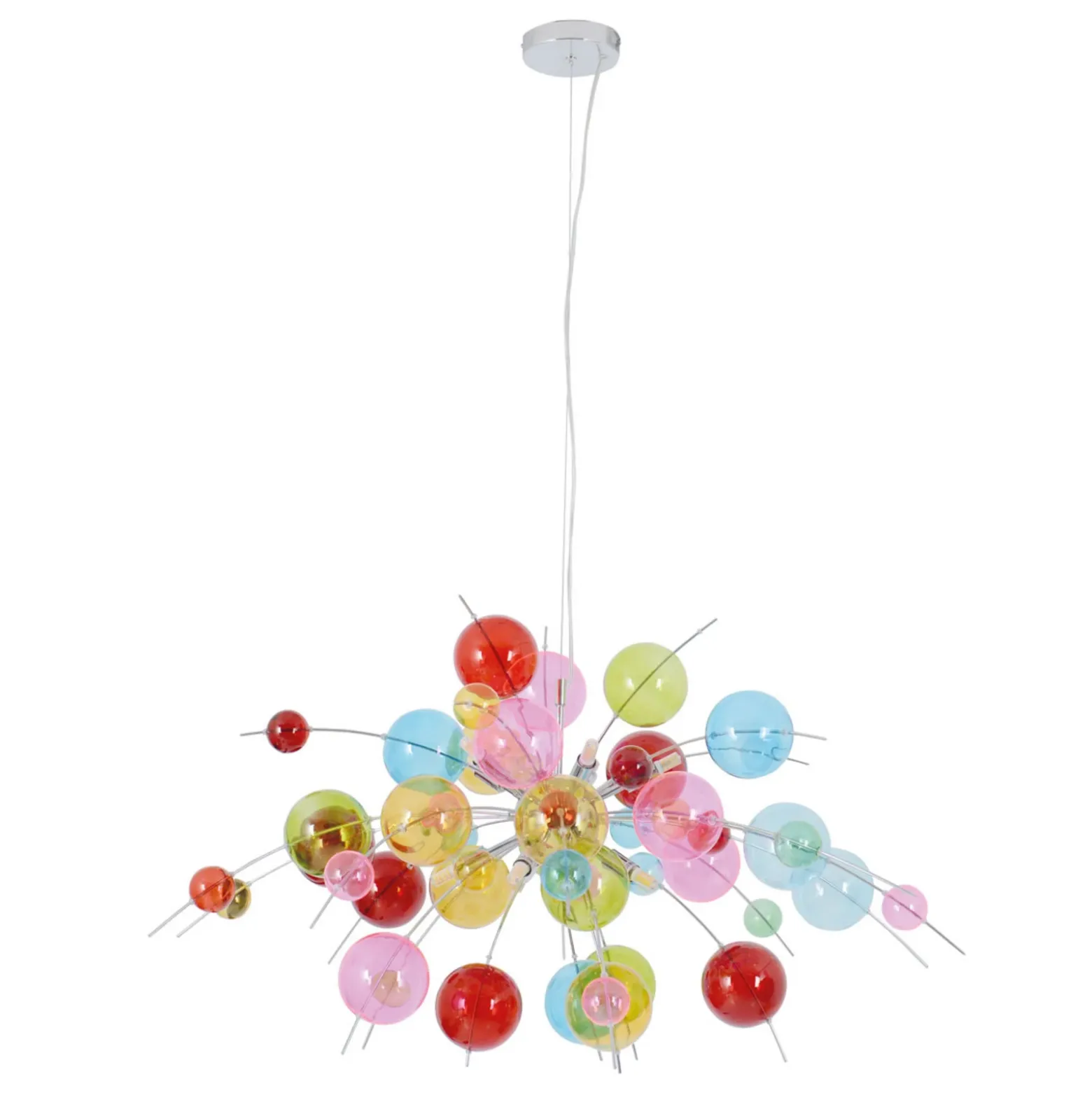 Lámpara colgante Aurinia multicolor Ø 98 cm