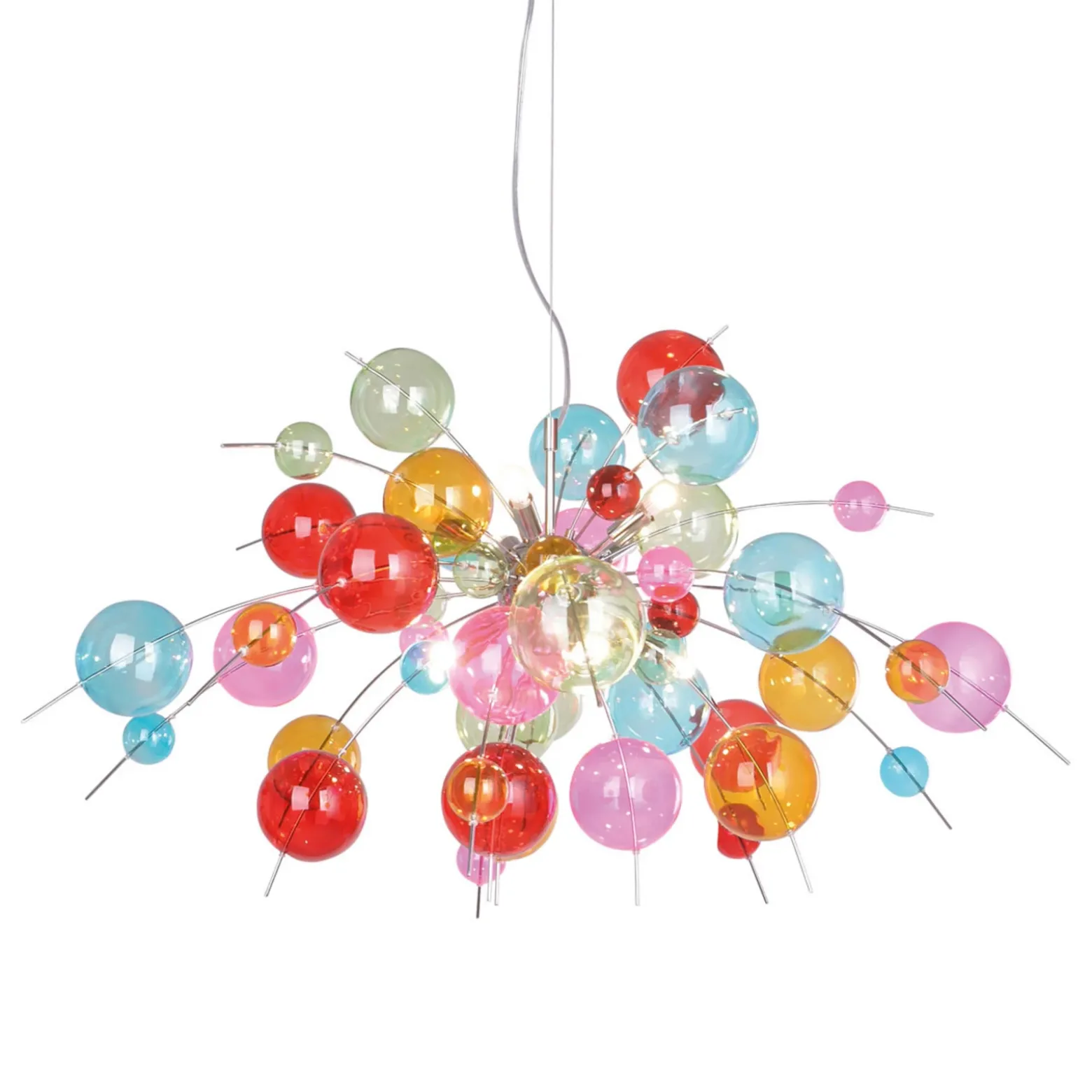 Lámpara colgante Aurinia multicolor Ø 98 cm