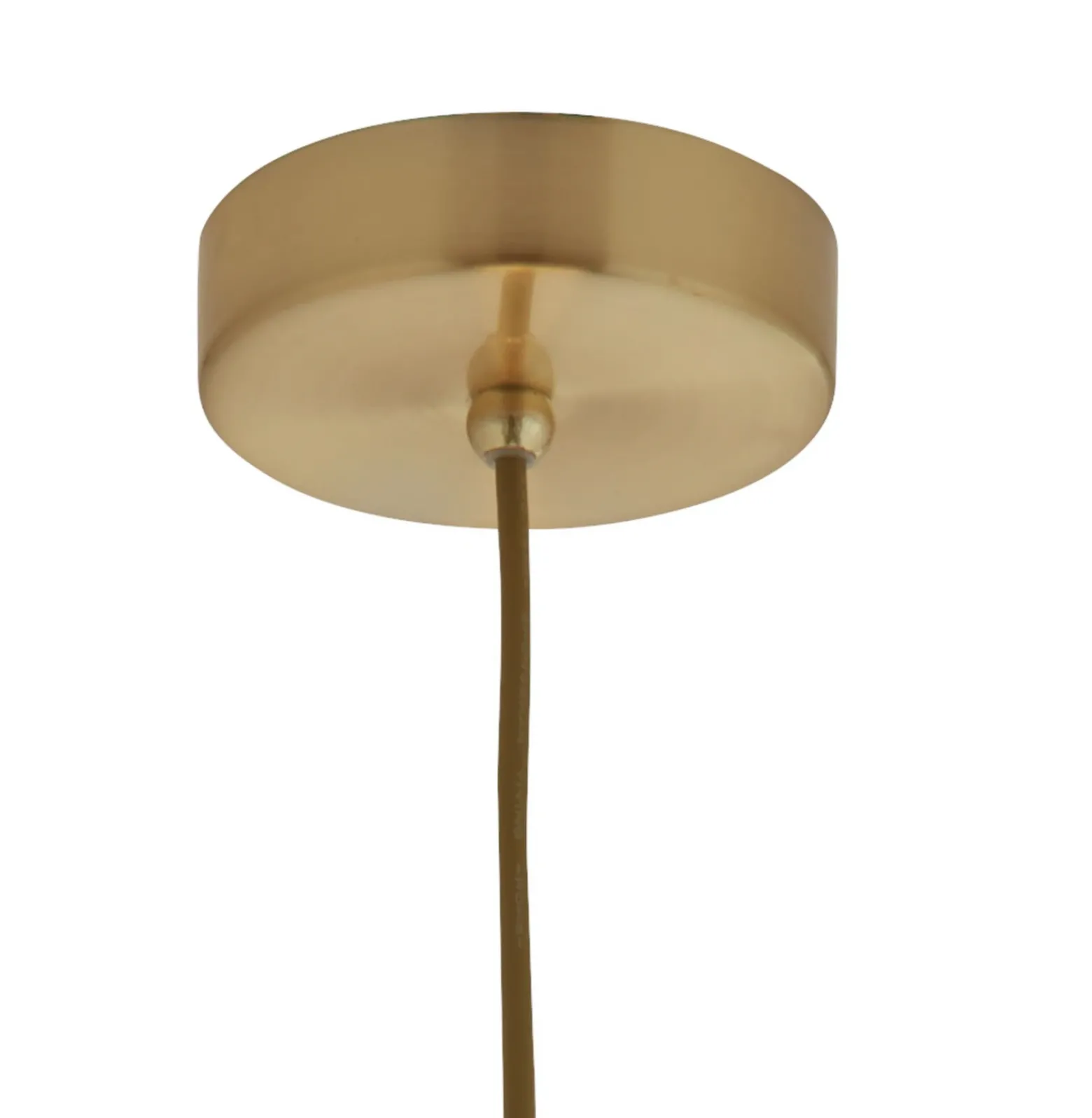 Lámpara colgante Avalon con pantalla de vidrio oro