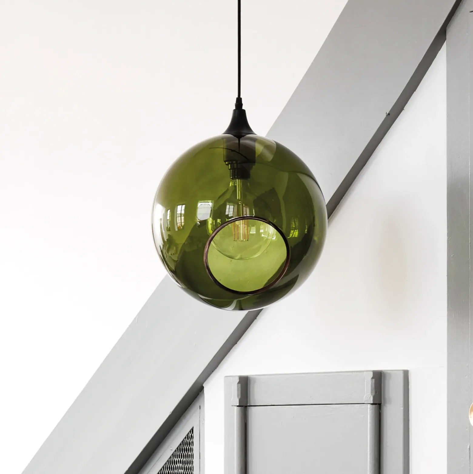 Lámpara colgante Ballroom XL, verde