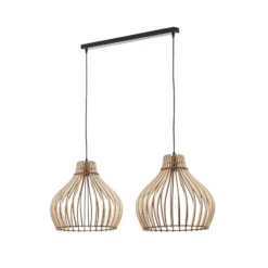 Lámpara colgante Barrel de 2 luces