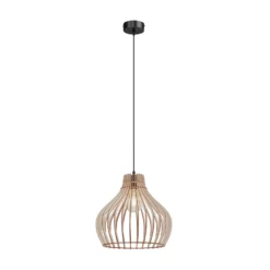 Lámpara colgante Barrel 1 luz, Ø 38cm
