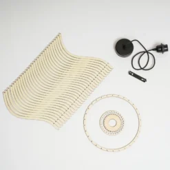Lámpara colgante Barrel 1 luz, Ø 38cm