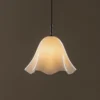 Lámpara colgante Bello de Globen Lighting, blanca, Ø 30 cm, cristal