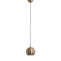 Lámpara colgante Berceste 9201, Ø 15 cm, dorada, hierro, E27