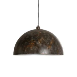 Lámpara colgante Berceste, Ø 60 cm, latón envejecido, metal