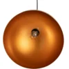 Lámpara colgante Berceste, dorada, metal, Ø 40 cm, E27