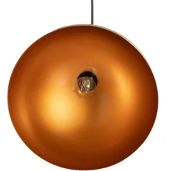 Lámpara colgante Berceste, dorada, metal, Ø 40 cm, E27