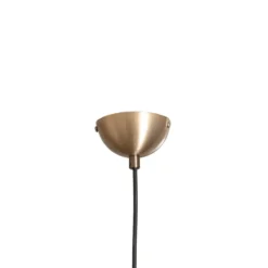 Lámpara colgante Berceste, dorada, metal, Ø 40 cm, E27