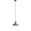 Lámpara colgante Berceste, dorada, metal, Ø 22 cm, E27