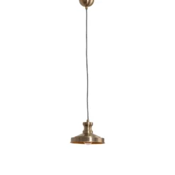 Lámpara colgante Berceste, dorada, metal, Ø 22 cm, E27